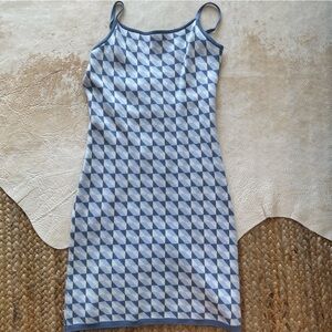 Abercrombie & Fitch Mod Print Mini Sweater Dress